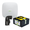 Pack Alarme maison sans fil HUB 2 AJAX + batterie autonomie 7 mois