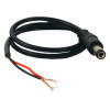Câble Rouge/Noir avec connecteur mâle