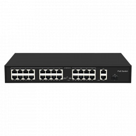 Switch ethernet POE 27 ports (24 + 2 + 1)