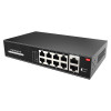 Switch ethernet POE 10 ports (8 + 2)