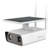 Caméra tube IP 4G autonome batterie solaire 4 MegaPixels PIR 10M IR 30M SAFIRE par HIKVISION