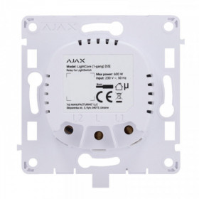 Relais pour interrupteur intelligent pour alarme HUB 2 AJAX - Ref : AJ-LIGHTCORE-1G
