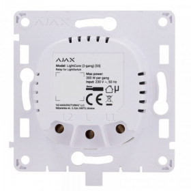 Relais pour interrupteur intelligent double pour alarme HUB 2 AJAX - Ref : AJ-LIGHTCORE-2G