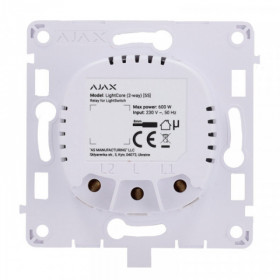 Relais pour interrupteur intelligent va-et-vient pour alarme HUB 2 AJAX - Ref : AJ-LIGHTCORE-2W