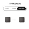 Relais pour interrupteur intelligent va-et-vient pour alarme HUB 2 AJAX - Ref : AJ-LIGHTCORE-2W