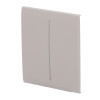 Panel tactile central Ajax pour interrupteur intelligent double - Ref : AJ-CENTERBUTTON-2G