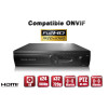 Enregistreur numérique NVR réseau 24 / 32 canaux H264 IP ONVIF 5MP 3MP 1080P FULL HD / Ref : EC-NVR24C8