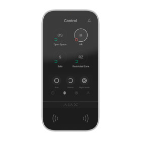 Clavier sans fil avec écran tactile pour alarme HUB 2 AJAX - Ref : KeyPadTouchScreen