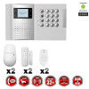 Système d'alarme PRO sans fil GSM + RTC 868 mhz immunité animaux 25 kg MFprotect