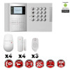 Système d'alarme PRO sans fil GSM + RTC 868 mhz immunité animaux 25 kg MFprotect