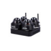 Kit Vidéo Surveillance PRO IP Uniview : 4X Caméras Dômes WIFI IR 30M Full HD 1080P + Enregistreur NVR 4 canaux WIFI 1000 Go