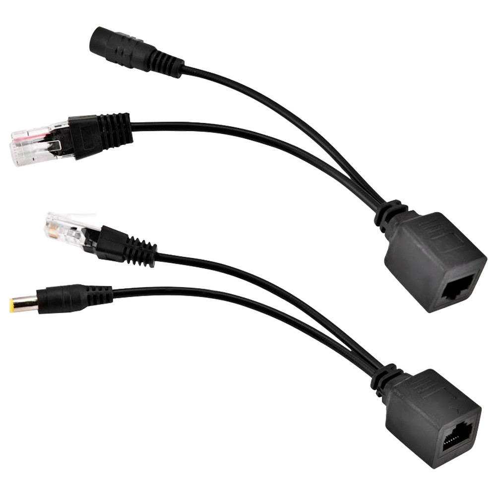 Adaptateur PoE Pour Caméras IP 7Links - Alimentation Par Câble Réseau - 12V/24V - Portée Jusqu'à 40 M - 5