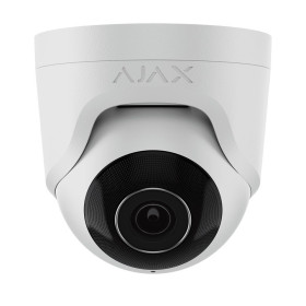 Caméra IP Ajax Dôme PoE - 8 MegaPixels UHD 4K - Objectif 4mm - IR 35M / Ref : AJ-TURRETCAM-8-0400-W