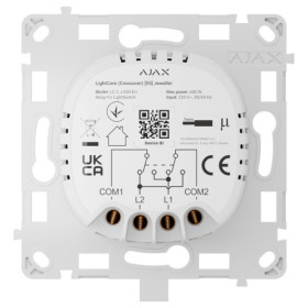 Relais pour interrupteur intelligent des feux de croisement pour alarme HUB 2 AJAX - Ref : AJ-LIGHTCORE-CROSS