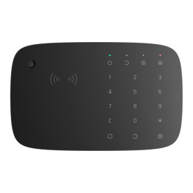 Clavier sans fil avec touches tactiles et buzzer intégré AJAX - Ref : KEYPADCOMBI - Noir