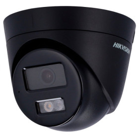 Caméra IP Hikvision dôme DS-2CD1343G2-LIU(BLACK) - 4MP H265+ - Objectif 2.8mm - Lumière Hybride 30m - POE & ONVIF
