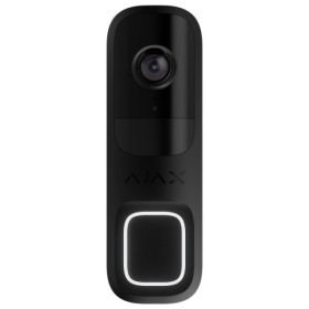 Portier vidéo WiFi AJAX couleur Noir pour alarme AJAX HUB 2 - Ref : AJ-DOORBELL-BLACK