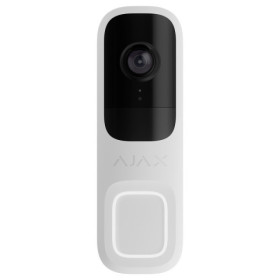 Portier vidéo WiFi AJAX couleur blanche pour alarme AJAX HUB 2 - Ref : AJ-DOORBELL-WHITE