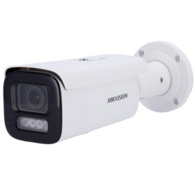 Caméra IP HIKVISION Tube LiveGuard DS-2CD2683G2-LIZS2U/SL - 4K UHD - AcuSense - Zoom Motorisé X4 - Lumière Hybride 60m - POE