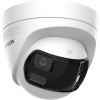Caméra IP Dôme anti-vandal LED 30M Grand Angle 180° ONVIF POE 6 MegaPixels H265+ HIKVISION - DS-2CD1363G2P-LIUF/SL