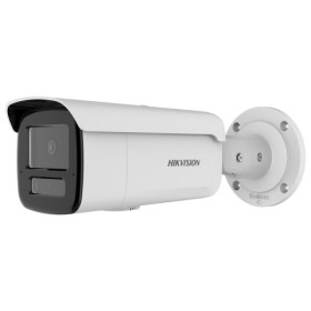 Caméra IP Hikvision tube DS-2CD2T43G2-4LI2U - 4 MegaPixels H265+ - AcuSense - Objectif 4mm - Lumière Hybride 80m - POE & ONVIF