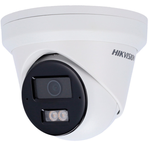 Caméra IP Hikvision dôme DS-2CD2343G2-LI2U - 4 MegaPixels H265+ - AcuSense - Objectif 2.8mm - Lumière Hybride 30m - POE & ONVIF