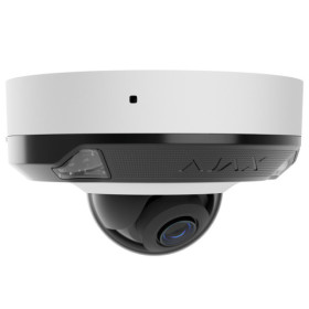 Caméra IP Ajax Dôme PoE - 8 MegaPixels UHD 4K - Objectif 2.8mm - Lumière Hybride 15M / Ref : AJ-DOMECAM-MINI-8-HL-W