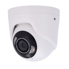 Caméra IP Ajax Dôme PoE - 5 MegaPixels - Objectif 4mm - Lumière Hybride 50M / Ref : AJ-TURRETCAM-5-0400-HL-W