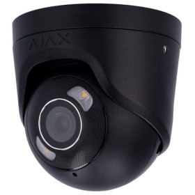 Caméra IP Ajax Dôme PoE - 5 MegaPixels - Objectif 2.8mm - Lumière Hybride 50M / Ref : AJ-TURRETCAM-5-HL-B