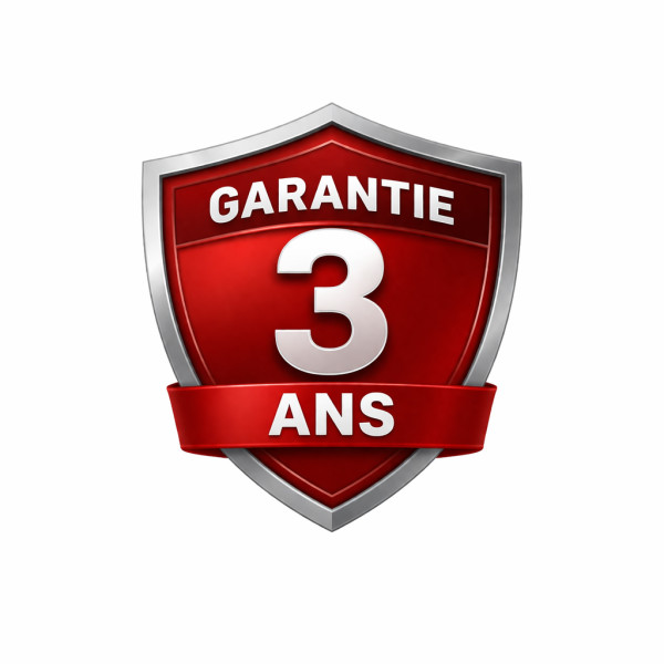 Garantie 3 ans AJAX (2 ans de garantie légale + 1 an d’extension de garantie)