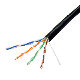 Câble ethernet rj45 Cat 5 UTP dévidoir de 100m pour extérieur