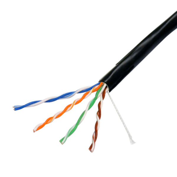 Câble ethernet rj45 Cat 5 UTP dévidoir de 100m pour extérieur