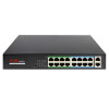 Switch ethernet POE 18 ports (16 + 2)