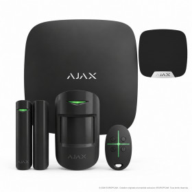 Alarme maison sans fil AJAX Kit n°2 - Noir
