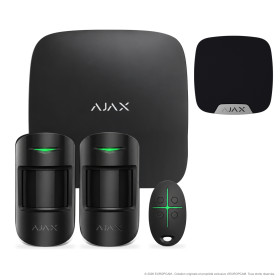 Alarme maison sans fil AJAX Kit n°5 - Noir