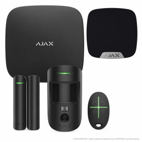 Alarme maison sans fil AJAX Cam Kit n°2 - Noir
