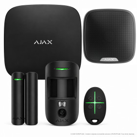 Alarme maison sans fil AJAX Cam Kit n°3 - Noir