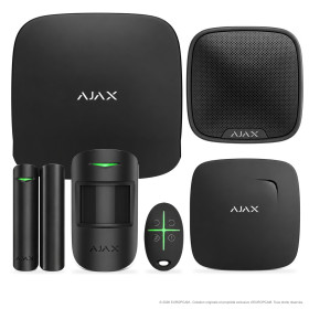 Alarme maison sans fil AJAX Kit n°4 - Noir