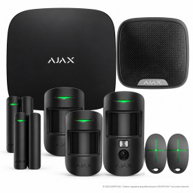 Alarme maison sans fil AJAX Cam Kit n°4 - Noir