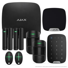 Alarme maison sans fil AJAX Kit n°9 - Noir