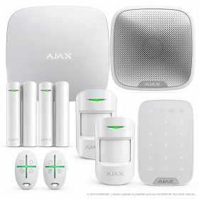 Alarme maison sans fil AJAX Kit n°10 Blanc