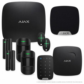 Alarme maison sans fil AJAX Kit n°11 - Noir