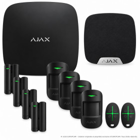 Alarme maison sans fil AJAX Kit n°13 - Noir