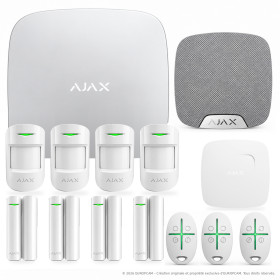 Alarme maison sans fil AJAX Kit n°15 Blanc