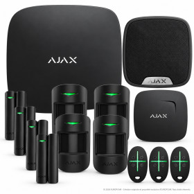 Alarme maison sans fil AJAX Kit n°16 - Noir