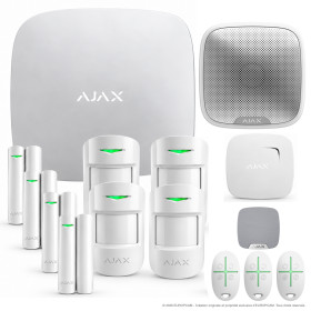 Alarme maison sans fil AJAX Kit n°17 Blanc