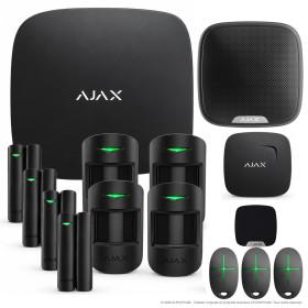 Alarme maison sans fil AJAX Kit n°17 - Noir