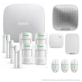 Alarme maison sans fil AJAX Kit n°18 Blanc