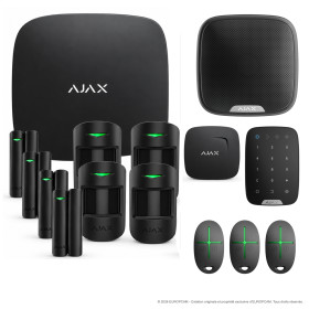 Alarme maison sans fil AJAX Kit n°18 - Noir