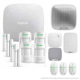Alarme maison sans fil AJAX Kit n°19 Blanc